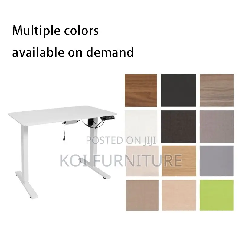 Office Desk; 1.4 Meters Electric Adjustable Ergonomic Office Desk