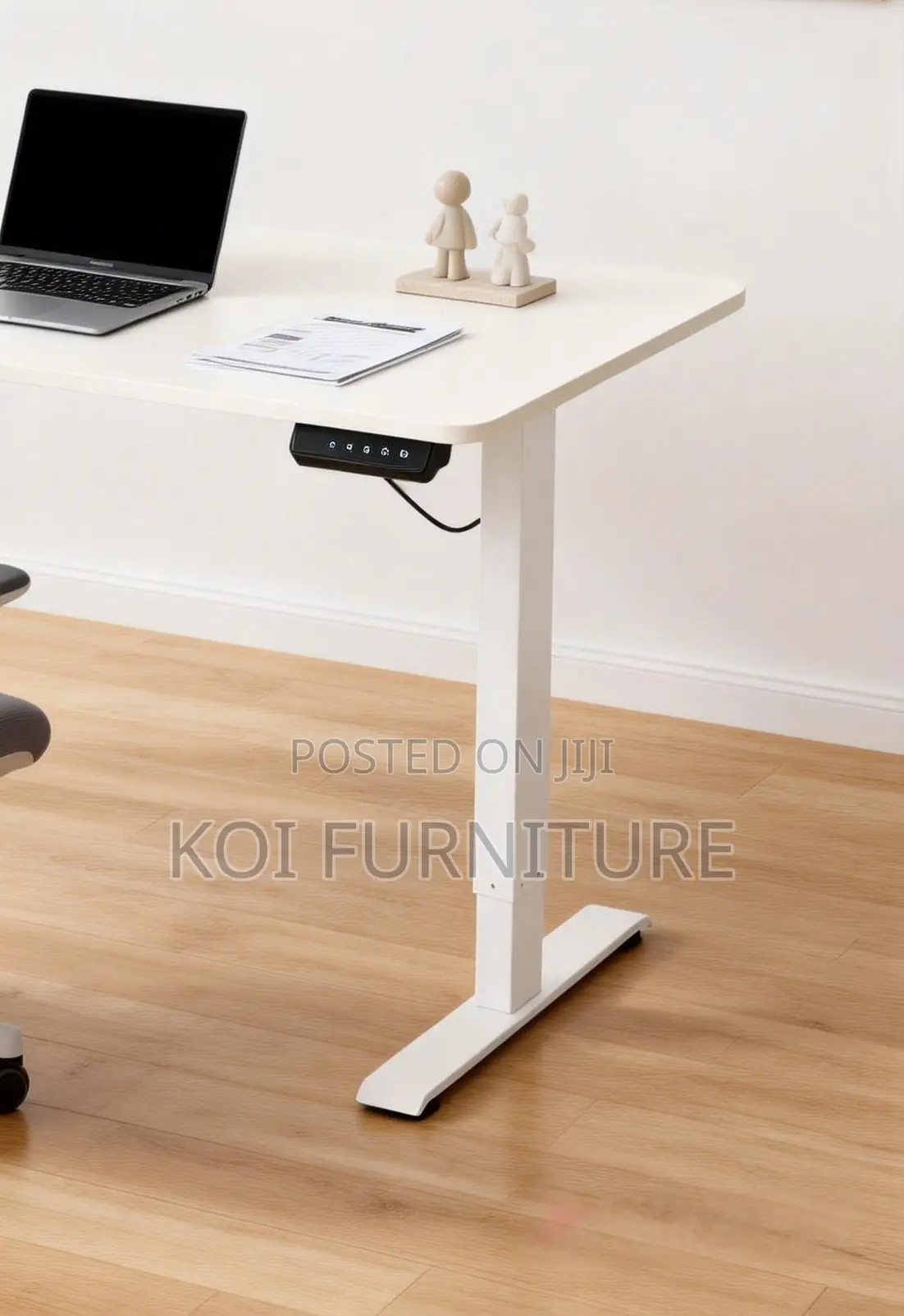 Office Desk; 1.4 Meters Electric Adjustable Ergonomic Office Desk
