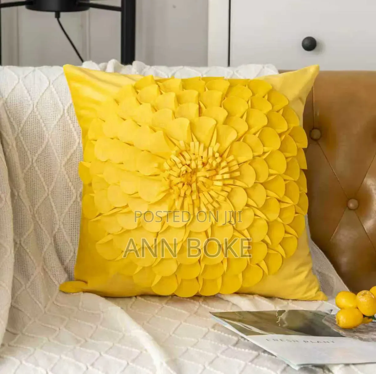 Sun Flower Velvet Throw Pillow Covers Available 2pcs