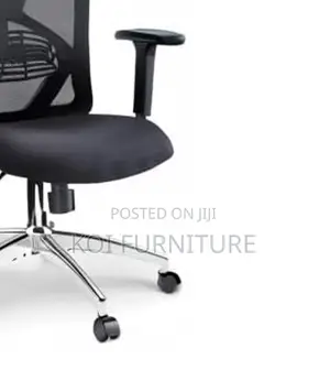 Office Chairs; Executive High Backrest Fabric Headrest Swivel Chair