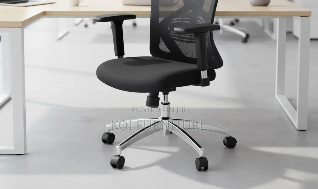 Office Chairs; Executive High Backrest Fabric Headrest Swivel Chair