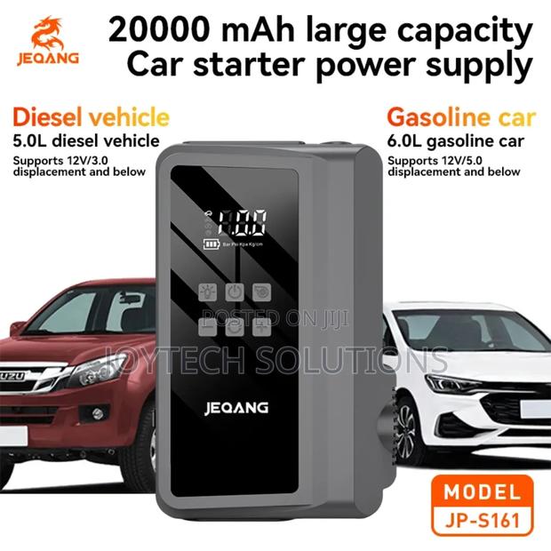 Car Jump Starter With Inflator and Blower - thumbnail 2