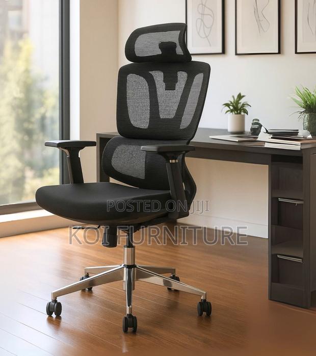 Office Chair; Premium Orthopedic Executive High Backrest Office Seat