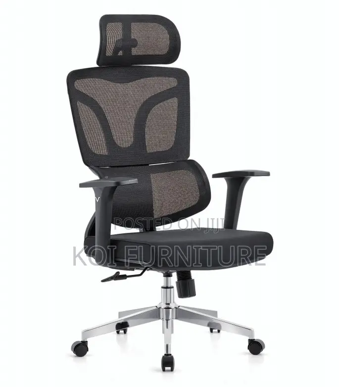 Office Chair; Premium Orthopedic Executive High Backrest Office Seat