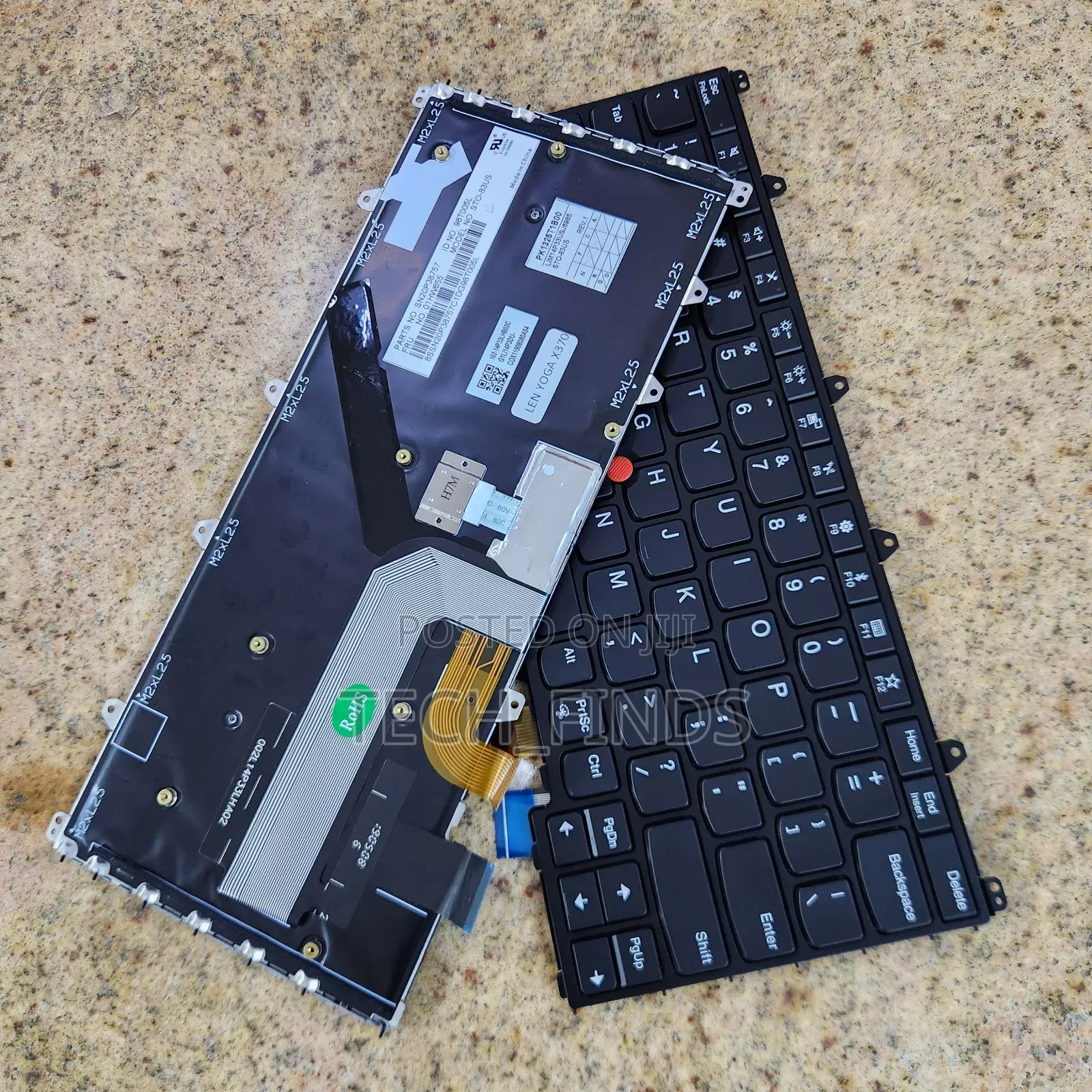 Lenovo Yoga 370 Laptop Keyboard Backlit Us78