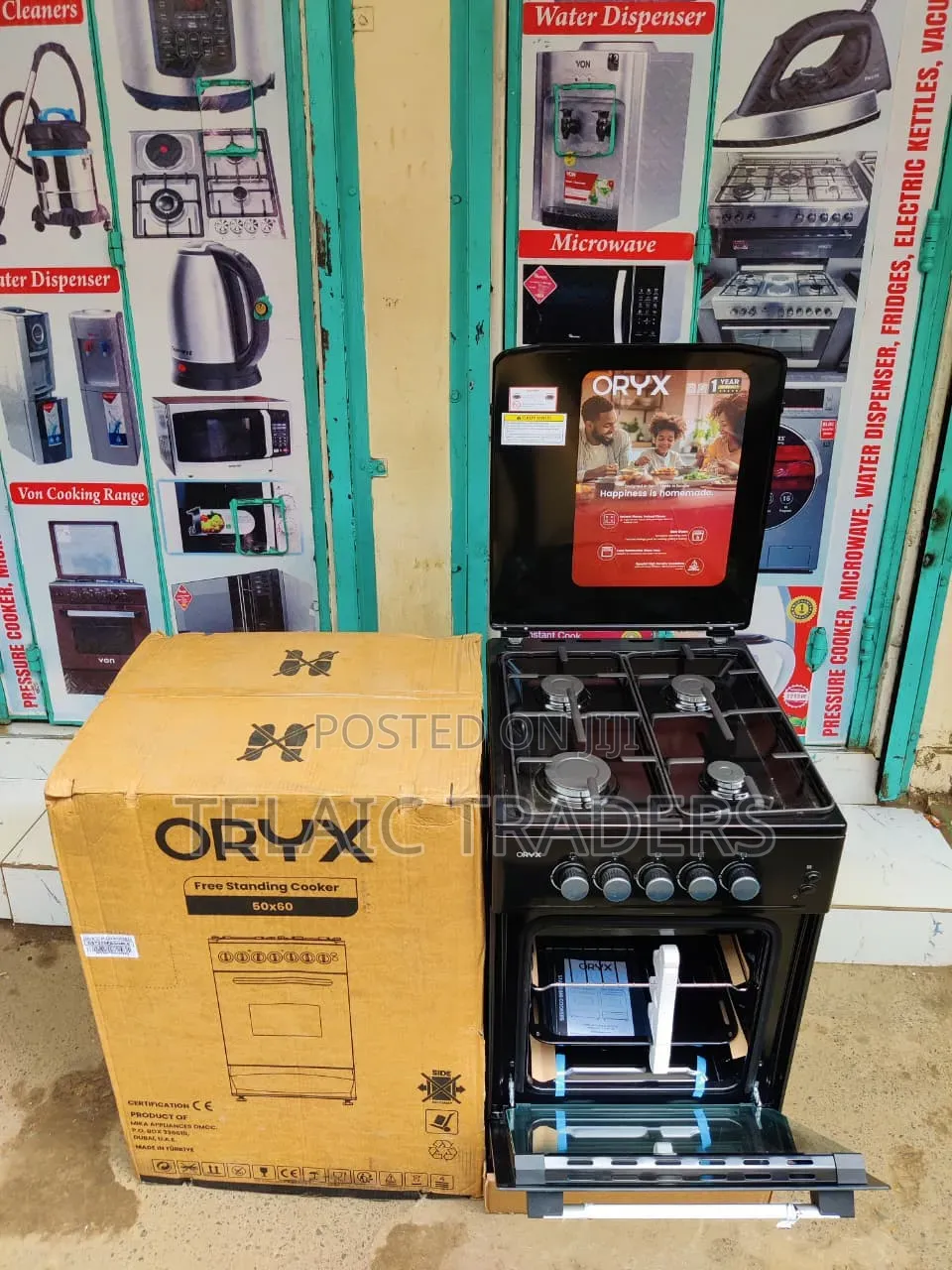 Oryx Cooker 50x60 All Gas 
Standing Cooker