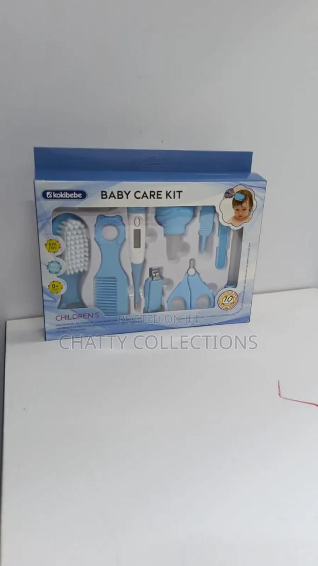 Blue Baby Care Set / Baby Grooming Set - main view