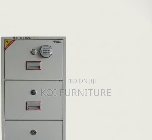 Office Safes; Executive 4 Drawered Fireproof Diplomatic Safe - thumbnail 2