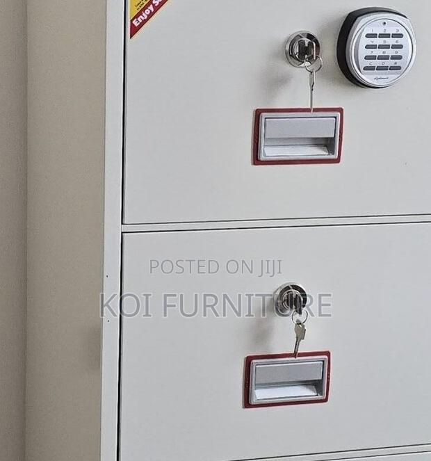 Office Safes; Executive 4 Drawered Fireproof Diplomatic Safe - thumbnail 8