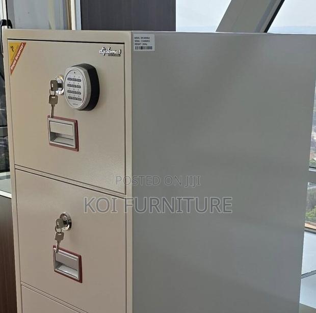 Office Safes; Executive 4 Drawered Fireproof Diplomatic Safe - thumbnail 9