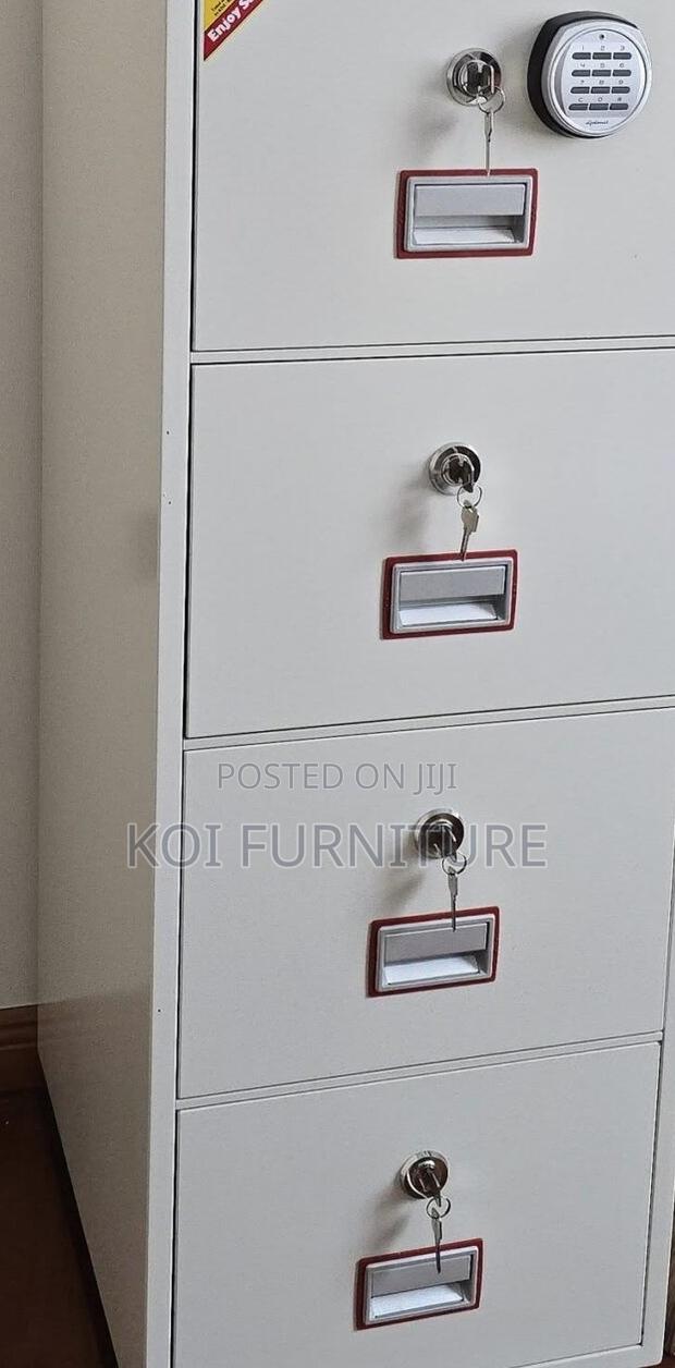 Office Safes; Executive 4 Drawered Fireproof Diplomatic Safe - thumbnail 12