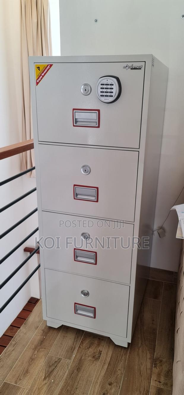 Office Safes; Executive 4 Drawered Fireproof Diplomatic Safe - thumbnail 14
