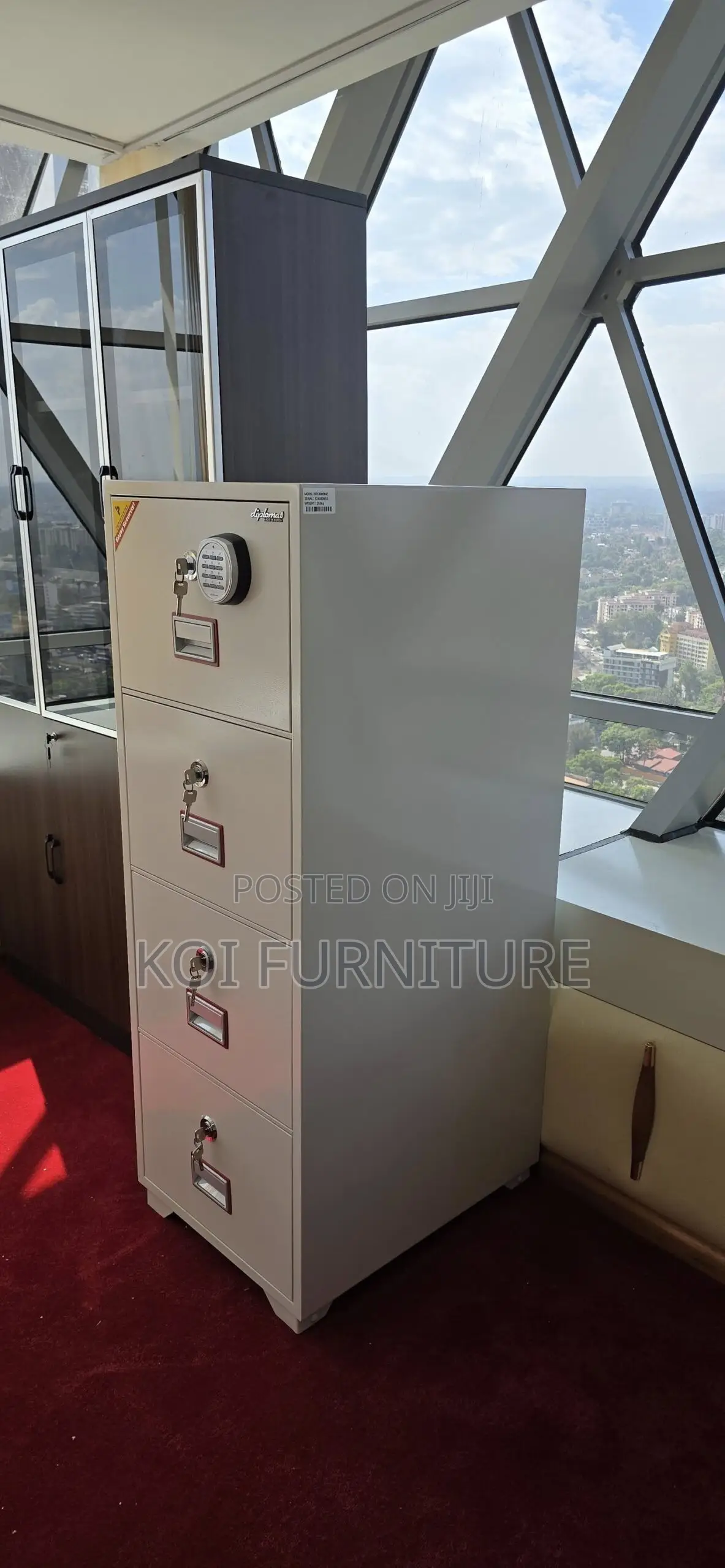 Office Safes; Executive 4 Drawered Fireproof Diplomatic Safe