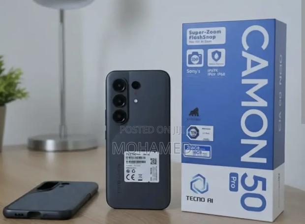 New Tecno Camon 50 Pro 256 GB Black - thumbnail 2