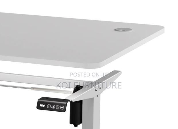 Office Desk; 1.6 Meter Electric Standing Adjustable Modern Desk - thumbnail 4
