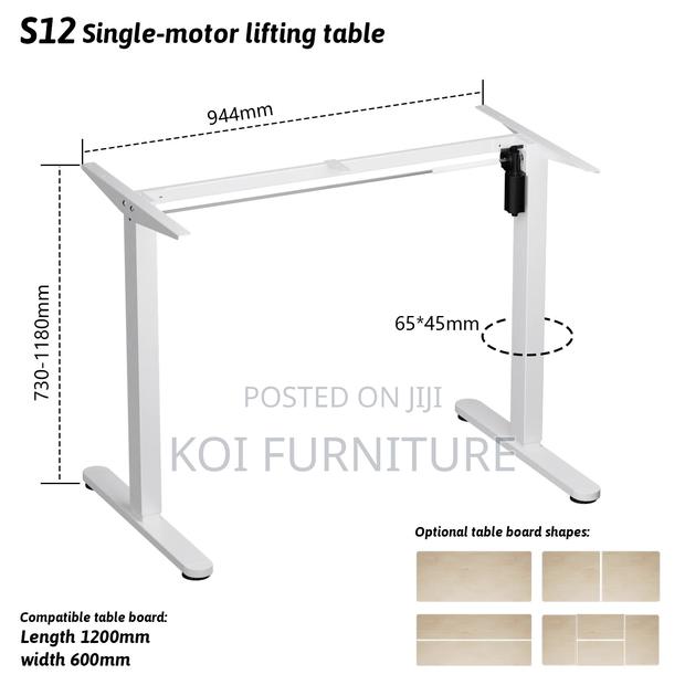Office Desk; 1.6 Meter Electric Standing Adjustable Modern Desk - thumbnail 11