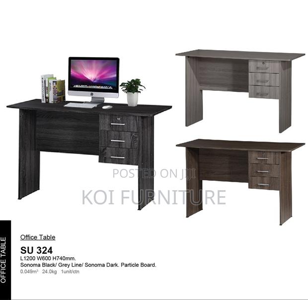 Office Desk; 1.2 Meters Home Office Study Writing Desk With Drawers - thumbnail 8