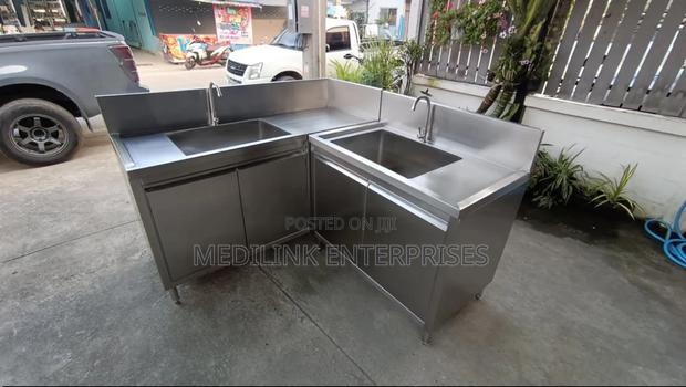 Ss 304 Customized Sink With Cabinet