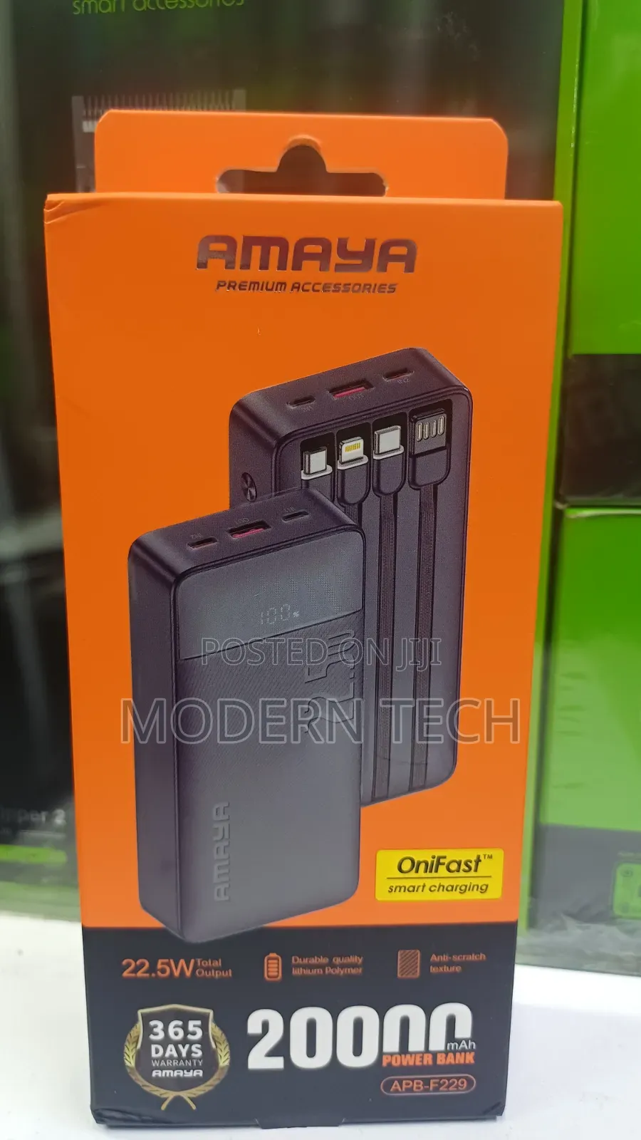 Amaya 20,000mah Portable 22.5w Super-Fast Charging Power Bank