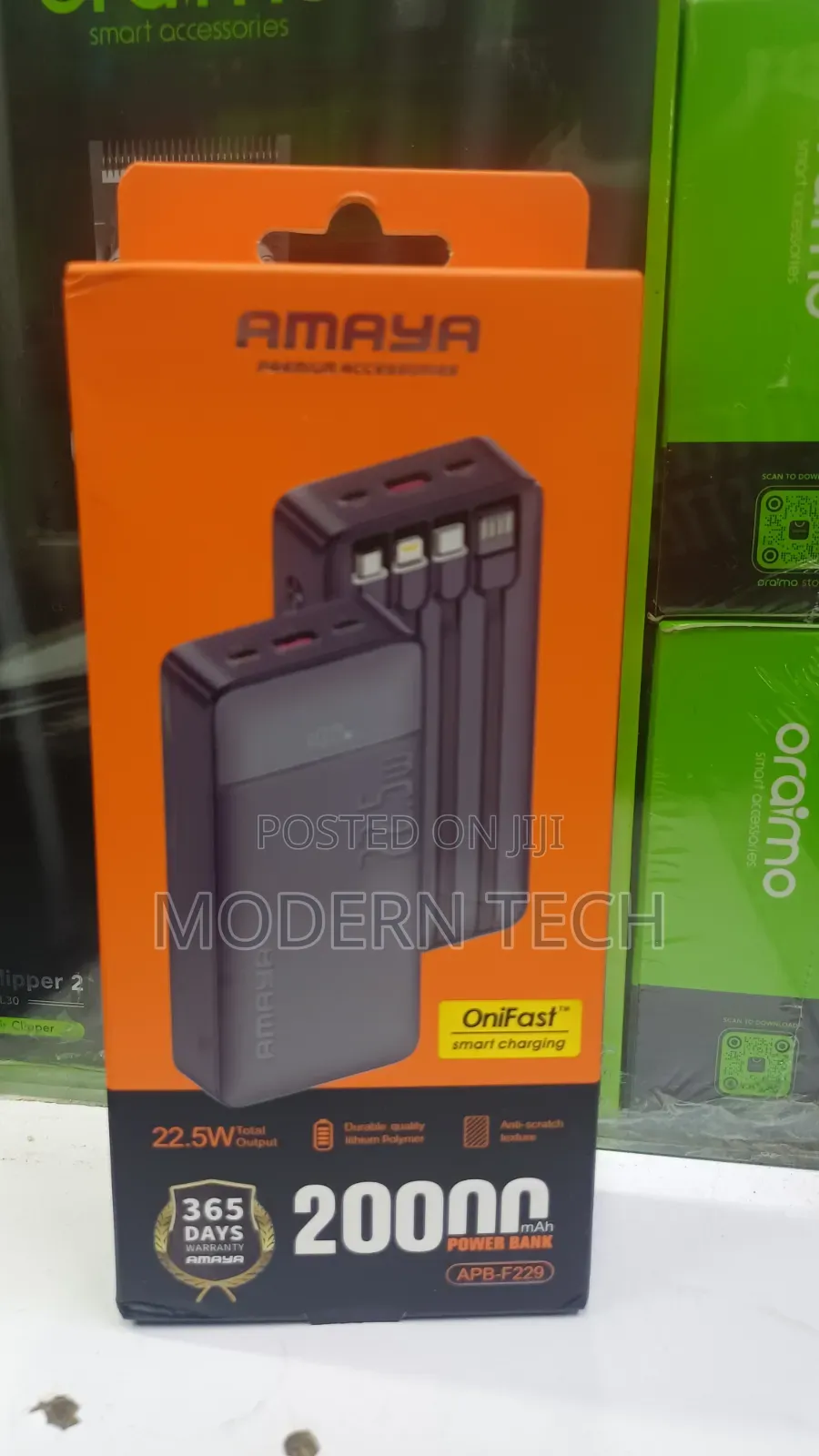 Amaya 20,000mah Portable 22.5w Super-Fast Charging Power Bank