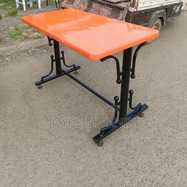 Hotel or Restaurant Table 4 by 2 Orange