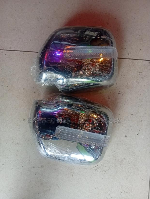 Chrome Sidemirror Covers Prado 95 and 120