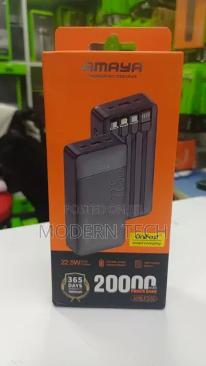Amaya Portable 20,000mah 22.5w Rapid Charging Power Bank