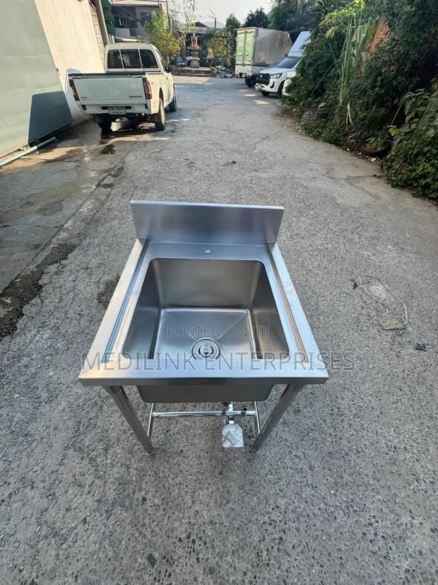Elm Stainless Washing Single Sink - main view