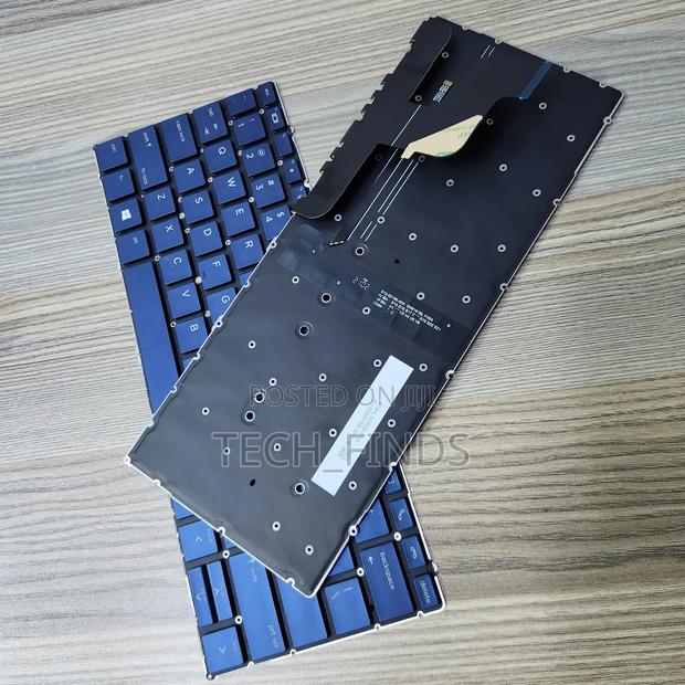 Us Keyboard for Hp Elite Dragonfly G2 Backlit Laptop - thumbnail 3
