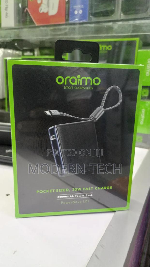 Oraimo 20,000mah 30w Rapid Charging Powernova L21 Battery Pack - thumbnail 3