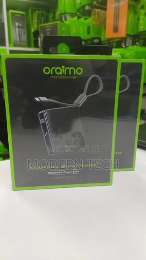 Oraimo 30w Fast Charge 20,000mah Powernova L21 Power Bank