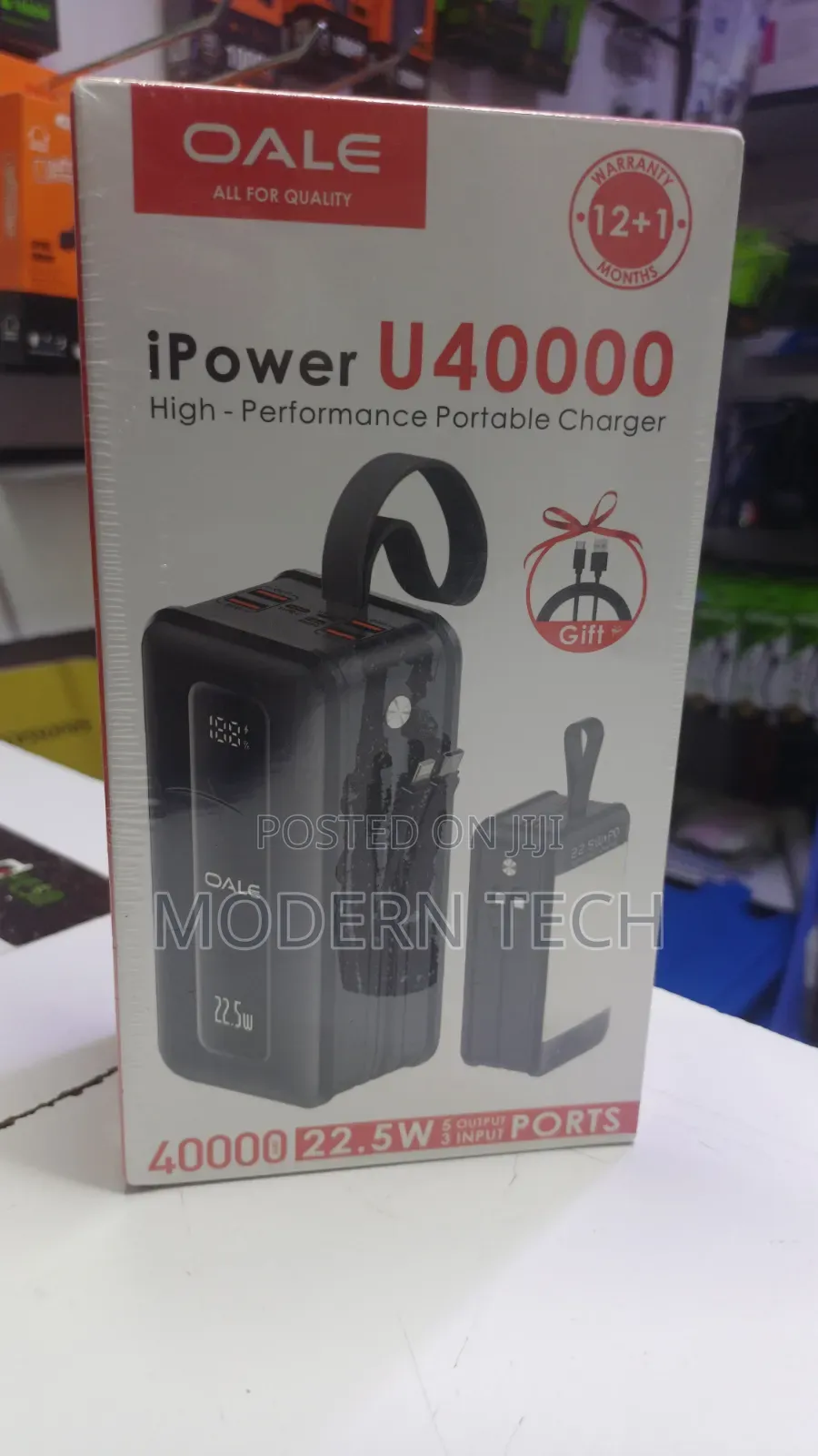 Oale 22.5w Quick Charge 40,000mah Power Bank