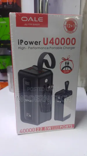 Oale 22.5w Quick Charge 40,000mah Power Bank