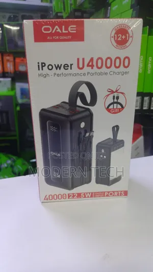 Oale 40,000mah 22.5w Fast Power Bank