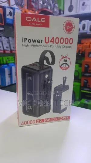 Oale 40,000mah 22.5w Fast Power Bank