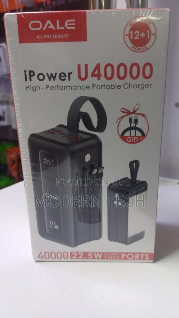 Oale 40,000mah 22.5w Power Bank - thumbnail 2