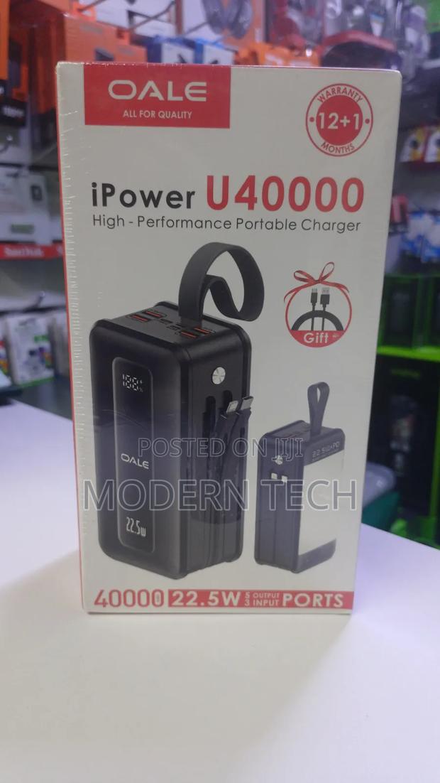Oale 22.5w 40,000mah Power Bank - thumbnail 4