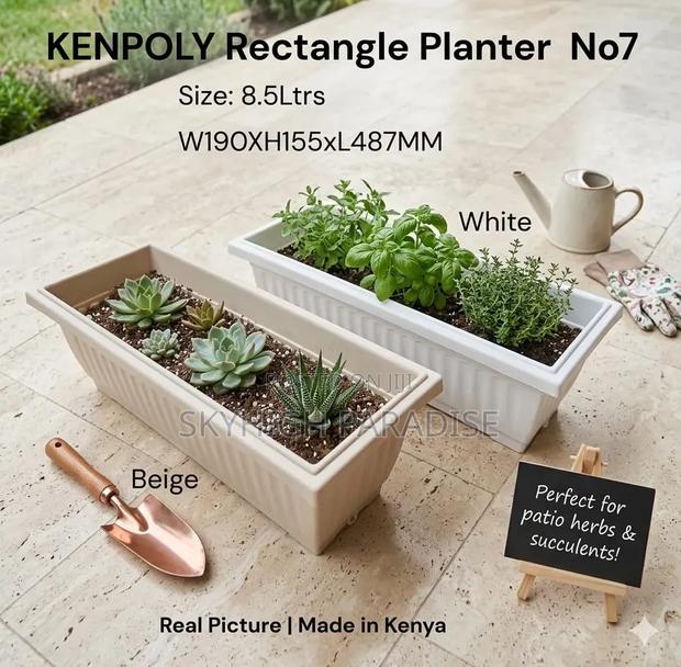  Kenpoly Rectangle Planter 7
!