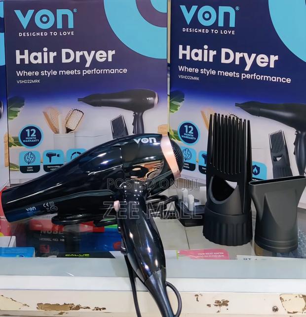 Von Professional Hair Dryer – Fast Drying