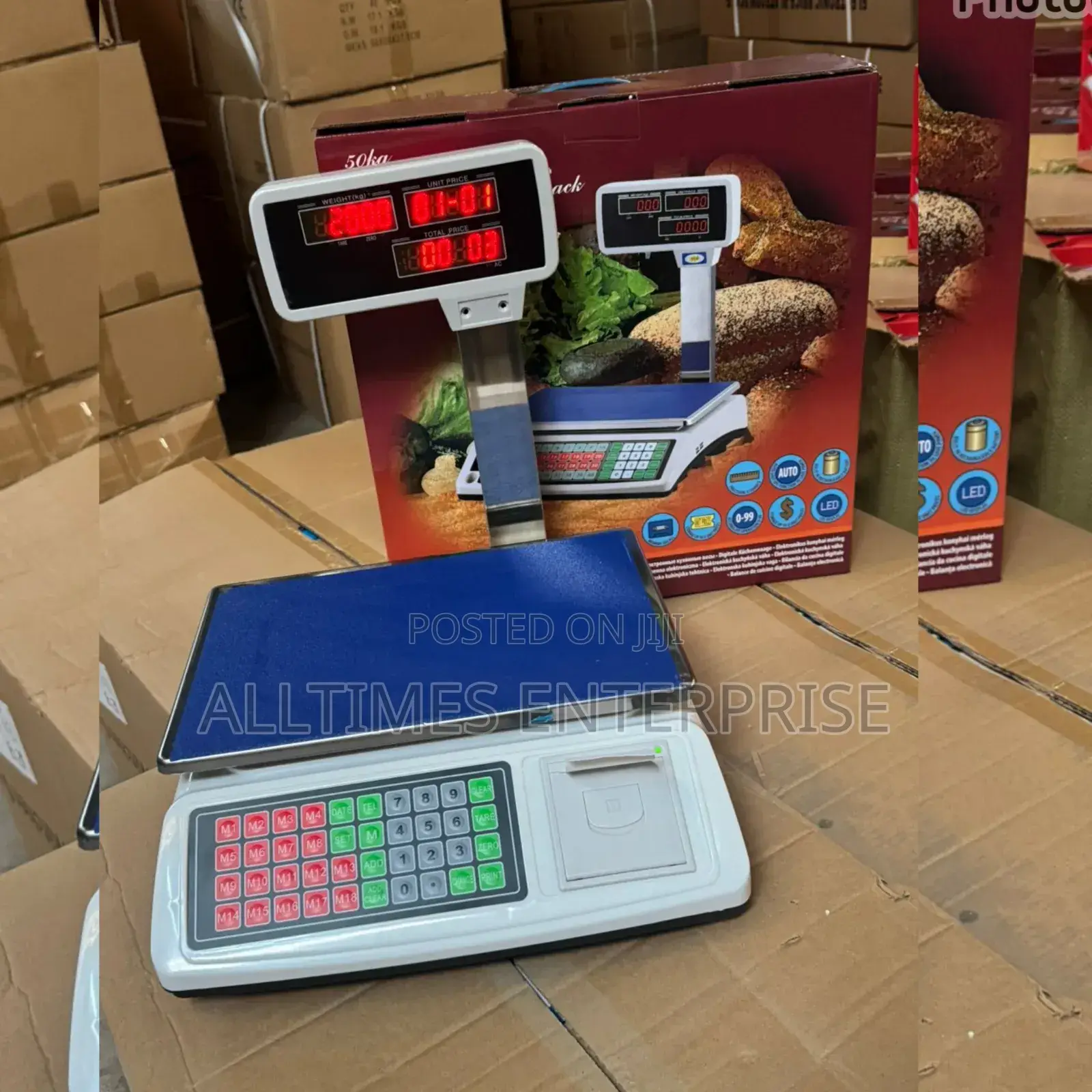 50kg Electric Weighing Scale With Receipt Printer