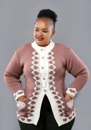 Free Size Turkish-Made Patterned Women's Sweater