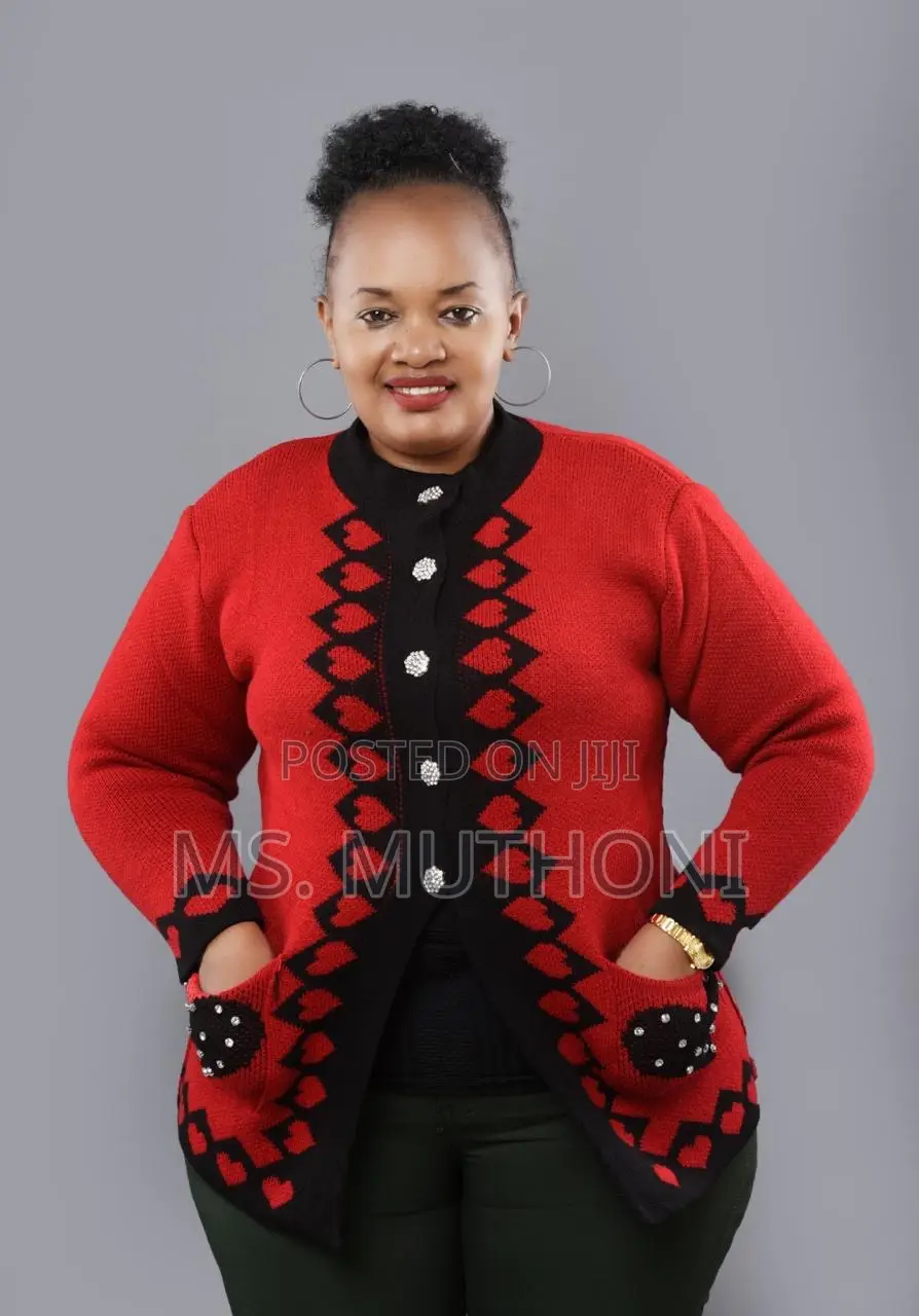 Free Size Turkish-Made Patterned Women's Sweater