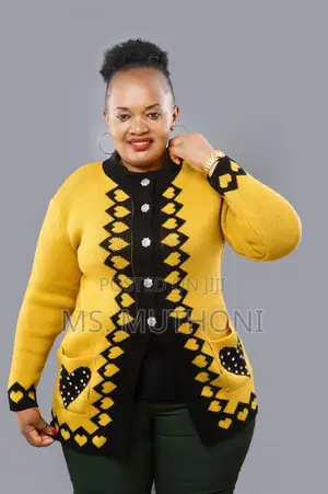 Free Size Turkish-Made Patterned Women's Sweater