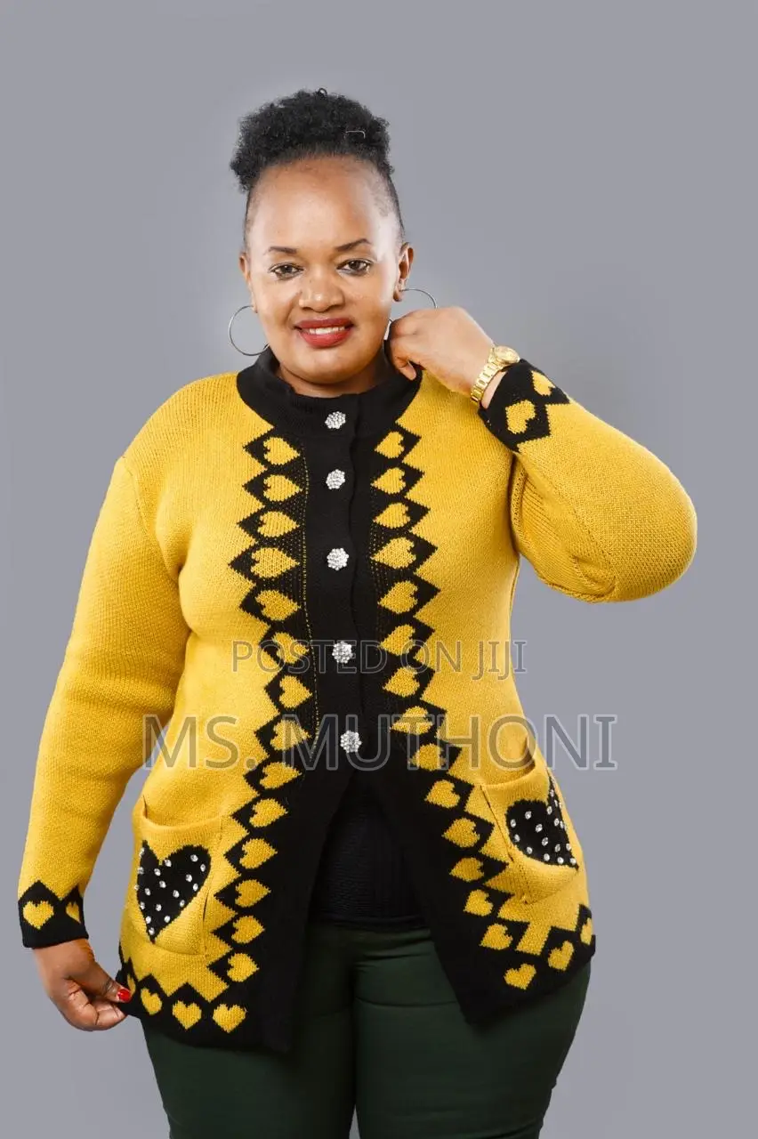 Free Size Turkish-Made Patterned Women's Sweater