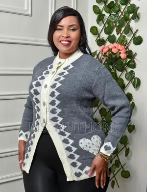 Free Size Turkish-Made Patterned Women's Sweater