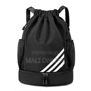 45cm 35-55l Sports Backpack Drawstring Gym Bag With Ball Compartment