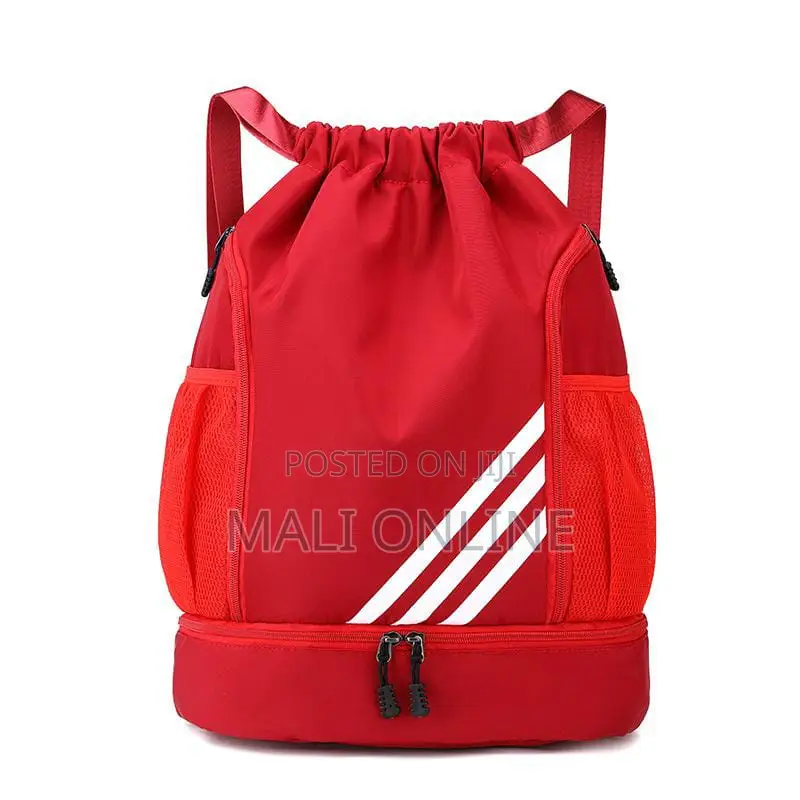 45cm 35-55l Sports Backpack Drawstring Gym Bag With Ball Compartment