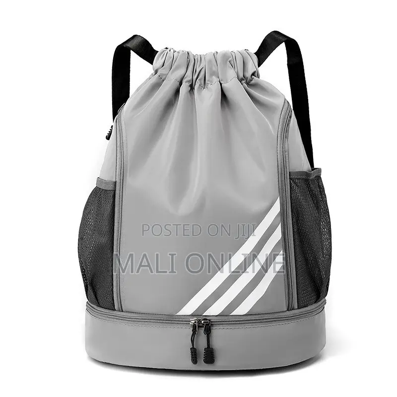 45cm 35-55l Sports Backpack Drawstring Gym Bag With Ball Compartment