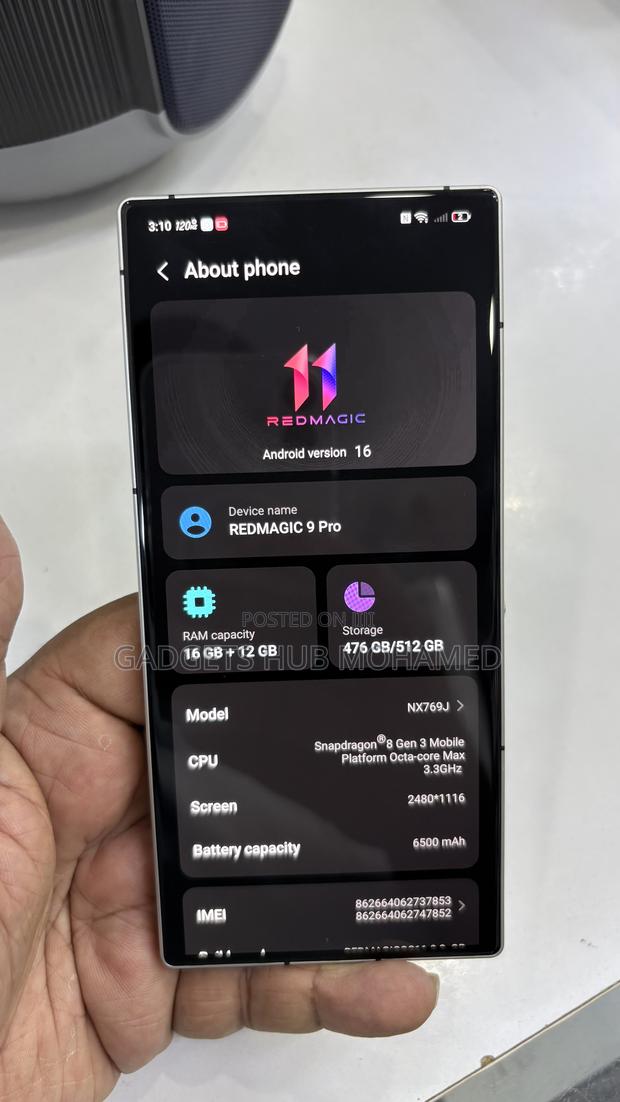 ZTE nubia RedMagic 9 Pro 512 GB Silver - thumbnail 6