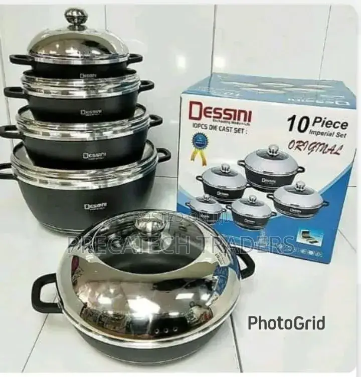 10 PCS Desine Regina Cookware Set